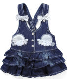 Hot Sale Fashion Baby`S Jean Girl Dress